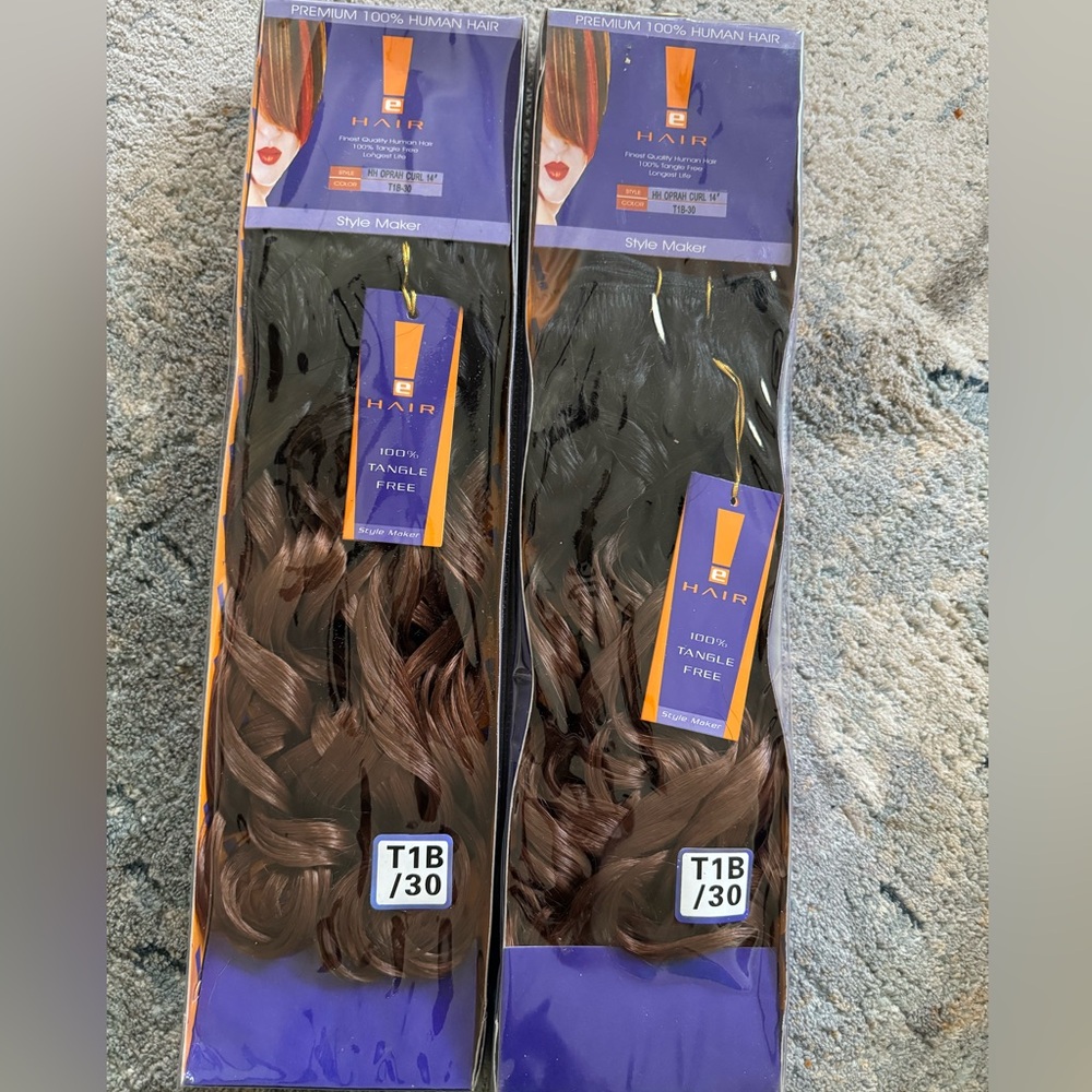 E Hair Premium Blend Oprah Curl Hair T1B/30